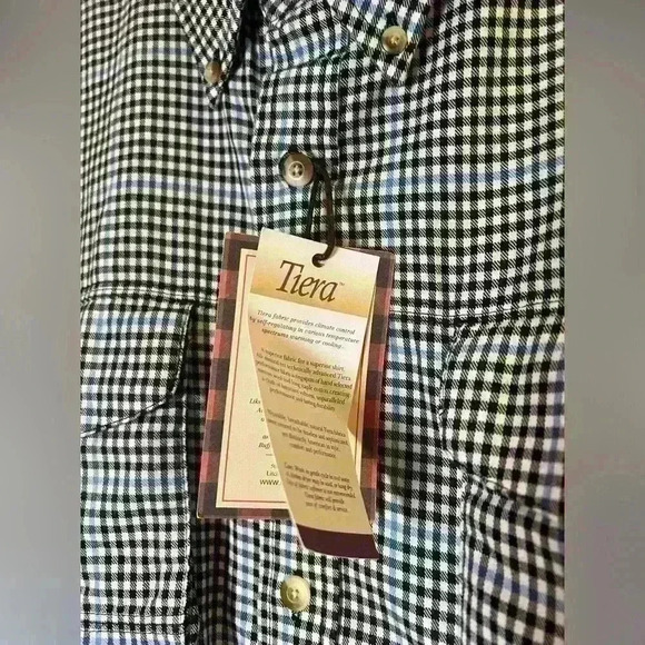 NWT Braeval men’s size M Tiera button down with pocket square - Picture 6 of 12